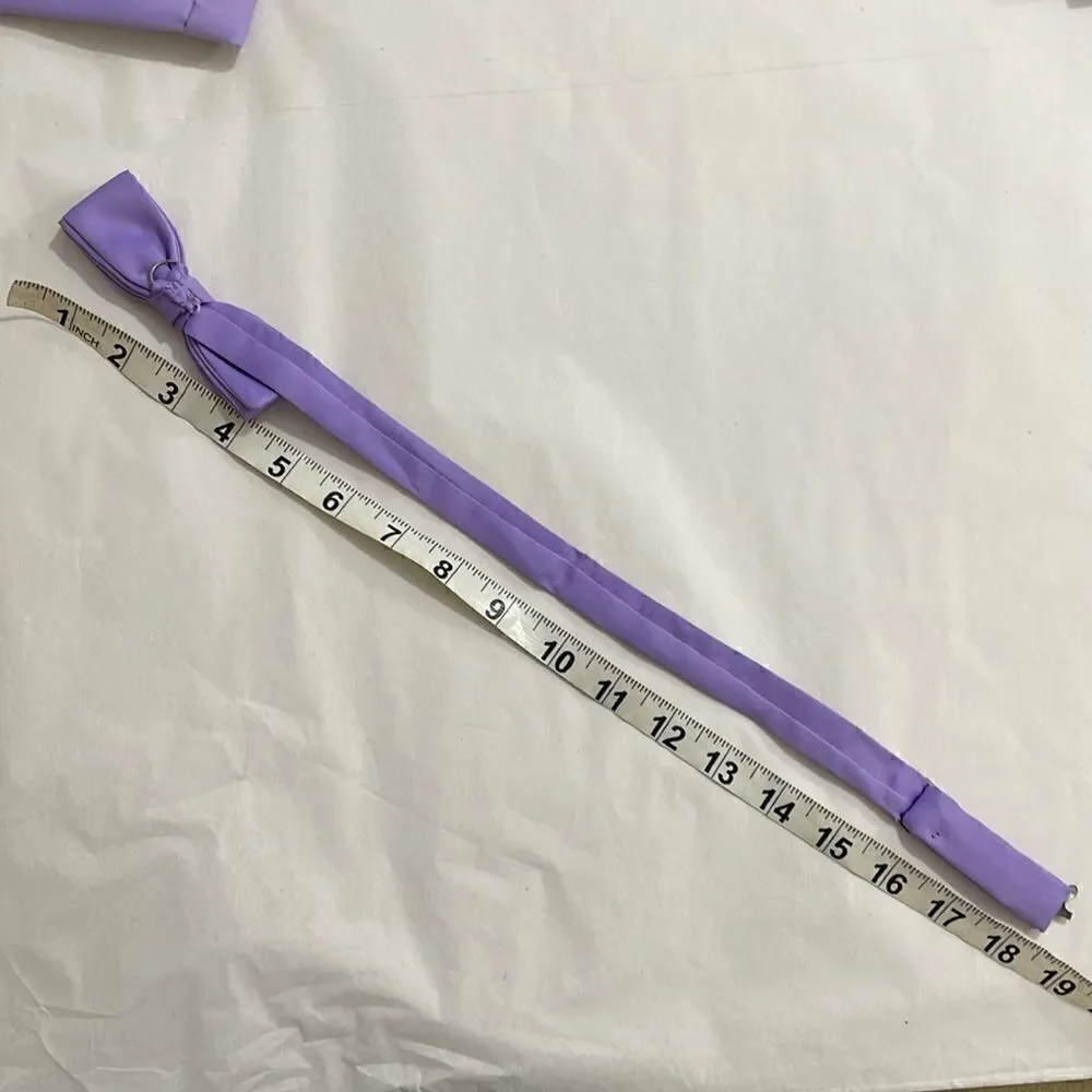 Lavender Purple Bow tie and matching Cummerbund -Vintage.